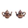 Vintage DIY Alloy Jewelry: 3D Kettle and Coffee Cup Charms Pendants