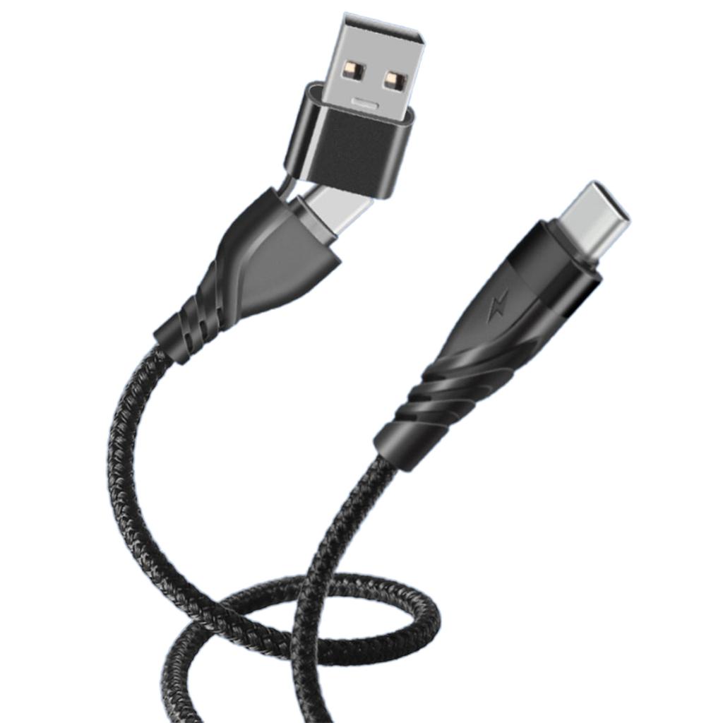 Fast Charging USB C Cable, USB-A to Type C Charger Cable for Mobile Devices PD65W/QC3.0 Charge Data Line