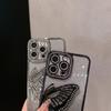 iPhone 17 Pro Max Rhinestone Case with Diamond Butterfly Stand, Drop-Proof