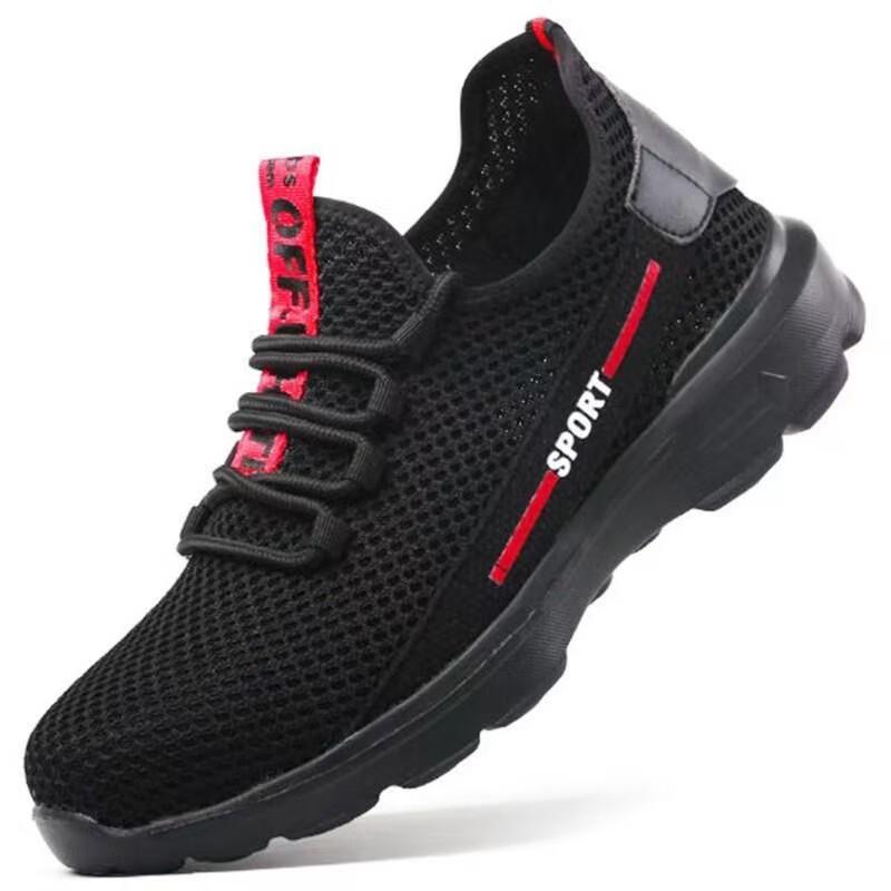 HUIZUMEI Men s Steel Toe Work Safety Shoes 36