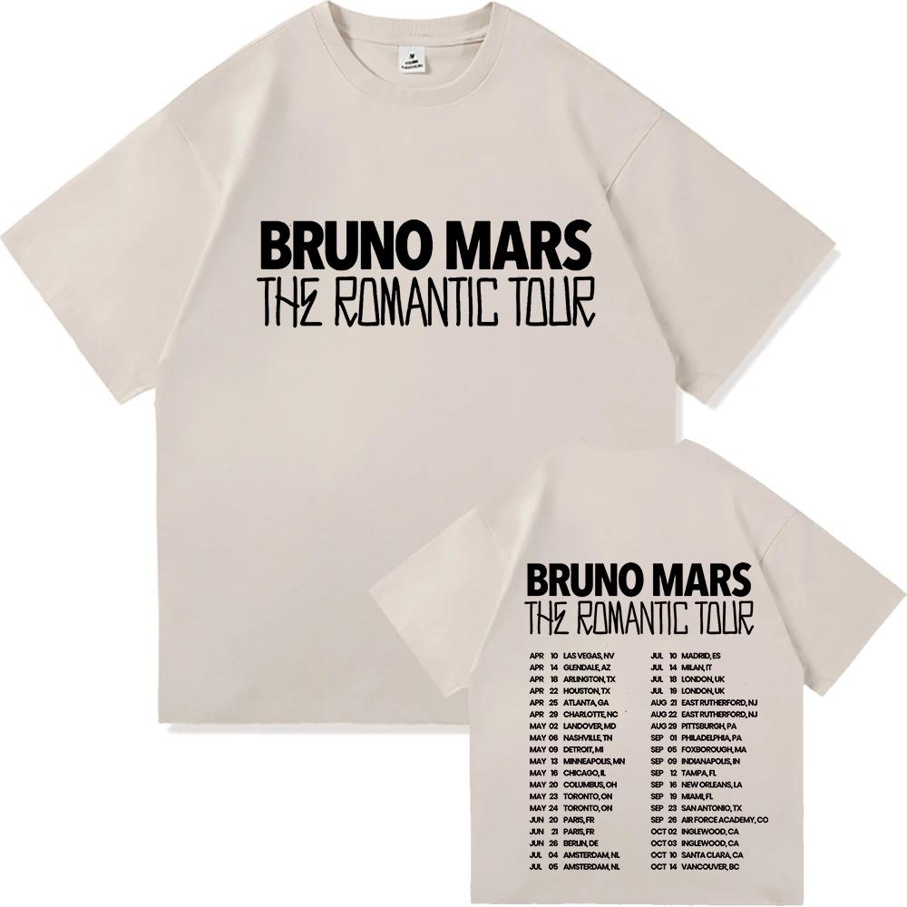 Bruno Mars The Romantic 2026 Tour Tee Bruno Mars T-shirt Unisex Youth and Adult T-shirt Concert Outfits Cotton Comfort Chic Tops