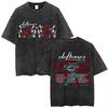 New Arrival Deftones Private Rock Music Vintage Washed Graphic Tee Retro Band Print Oversized Loose Short Sleeve Streetwear Cotton Tees For Men Women
