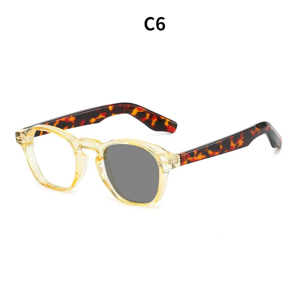 Women's Eyewear, Men's and Women's Fashion Square Photochromic Glasses