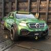 Chi Mei C305 6-Wheel Mercedes Pickup Toy: Alloy Model with Sound, Light, and Pull-Back Action for Kids