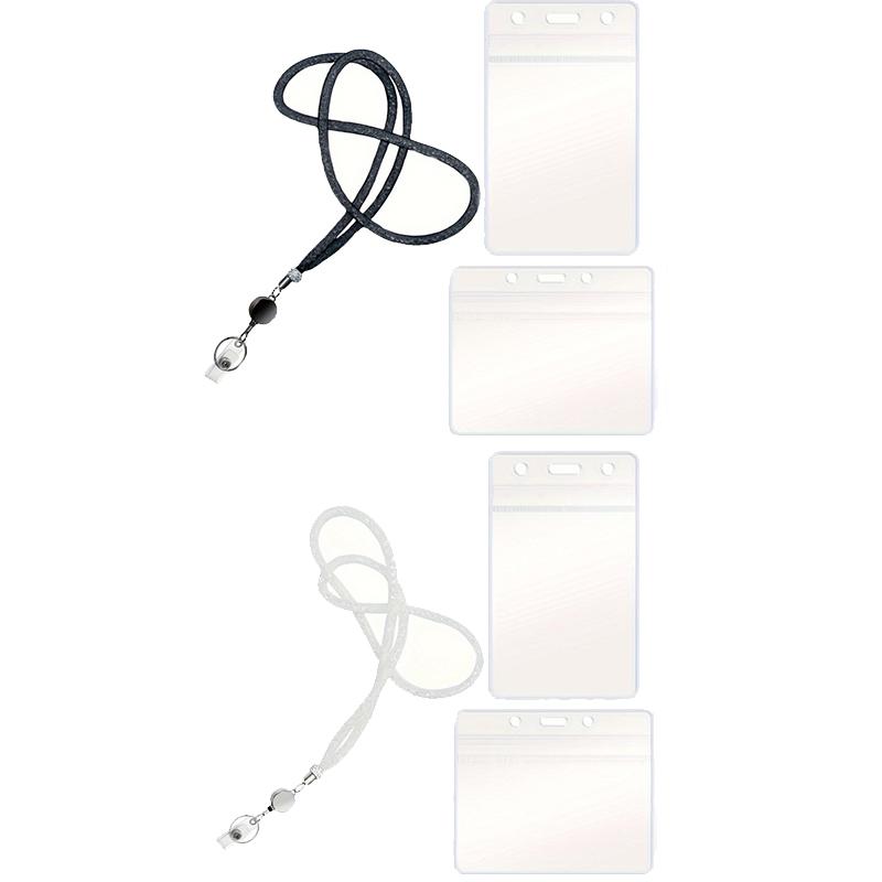 Bling Rhinestone Retractable ID Badge Lanyard Waterproof Card Case Key Holder Stylish Work Badge Clip For Office Daily Use