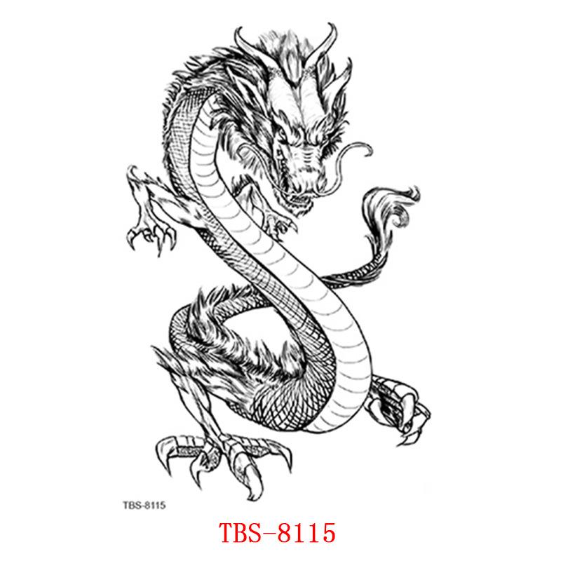 Waterproof Tattoo Stickers, Totem Animal Flowers, Tattoo Stickers Tattoo