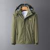 Autumn and Winter Waterproof Jacket Men's Outdoor Fleece Thermal Jacket