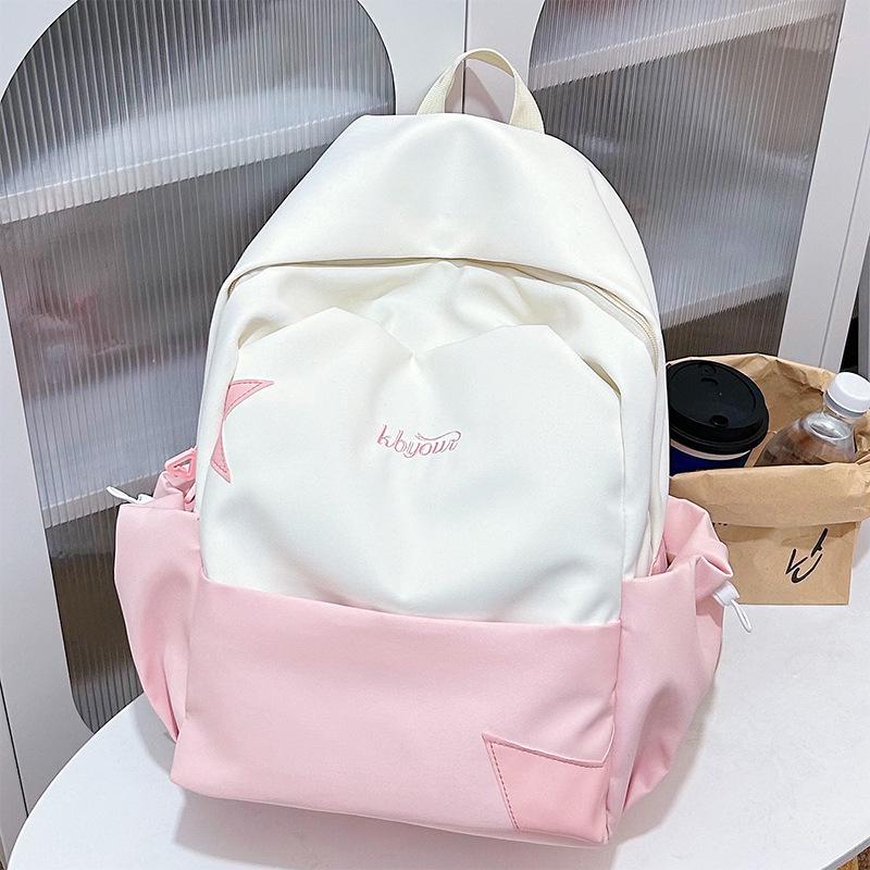 

Новый рюкзак в стиле Харадзюку конфетного цвета, легкий, для учеников средней школы