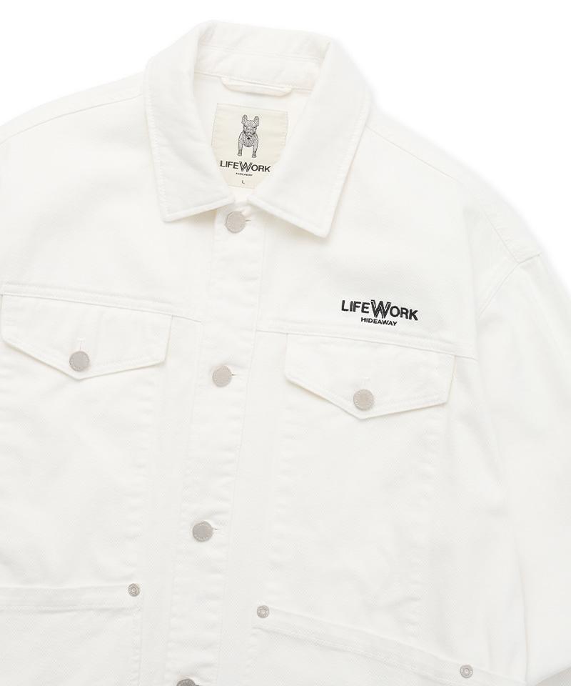 Lifework Unique Twill Trucker Jacket
