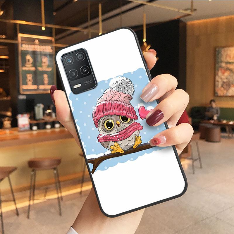 Owl Hearts Lover Phone Case for OPPO Realme GT 2 Pro X2 Pro XT C25S 8 7 6 Pro 6i GT Master C3 C21 C21Y C11 X3 SuperZoom