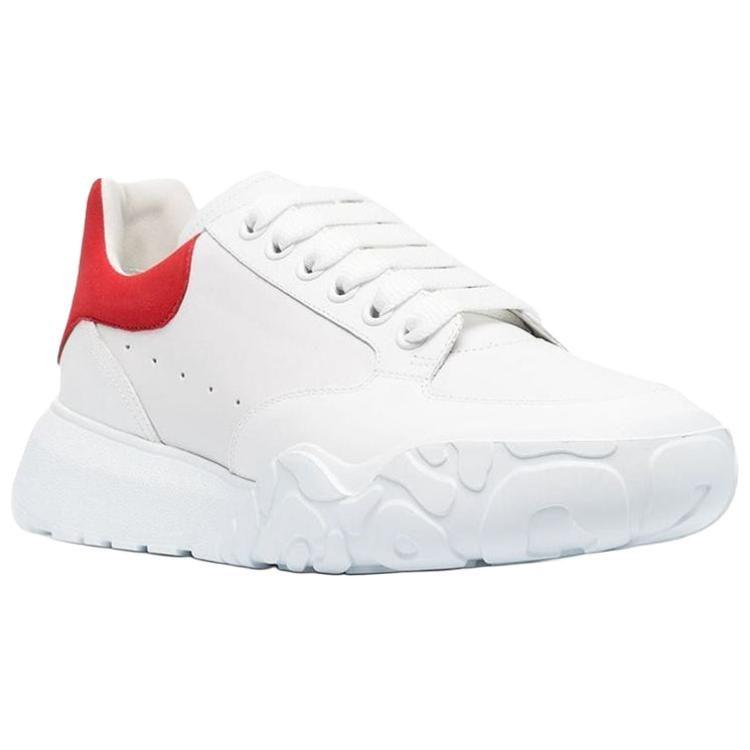 Alexander Mcqueen Court Trainers White Red 634619WHZ969676