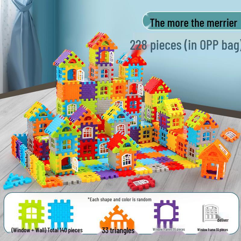 PlayHouse Blocks: Large 3-Year+ Building Set for Boys & Girls