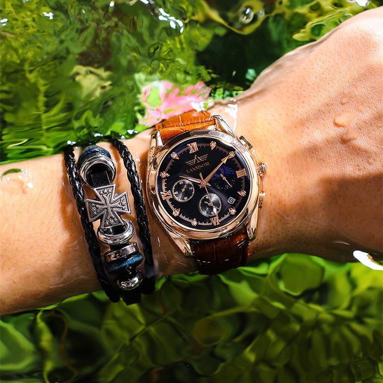 Ceasuri de lux pentru bărbați de top brand, cu cutie, multifuncționale, impermeabile, luminoase, pentru bărbați, cu cuarț