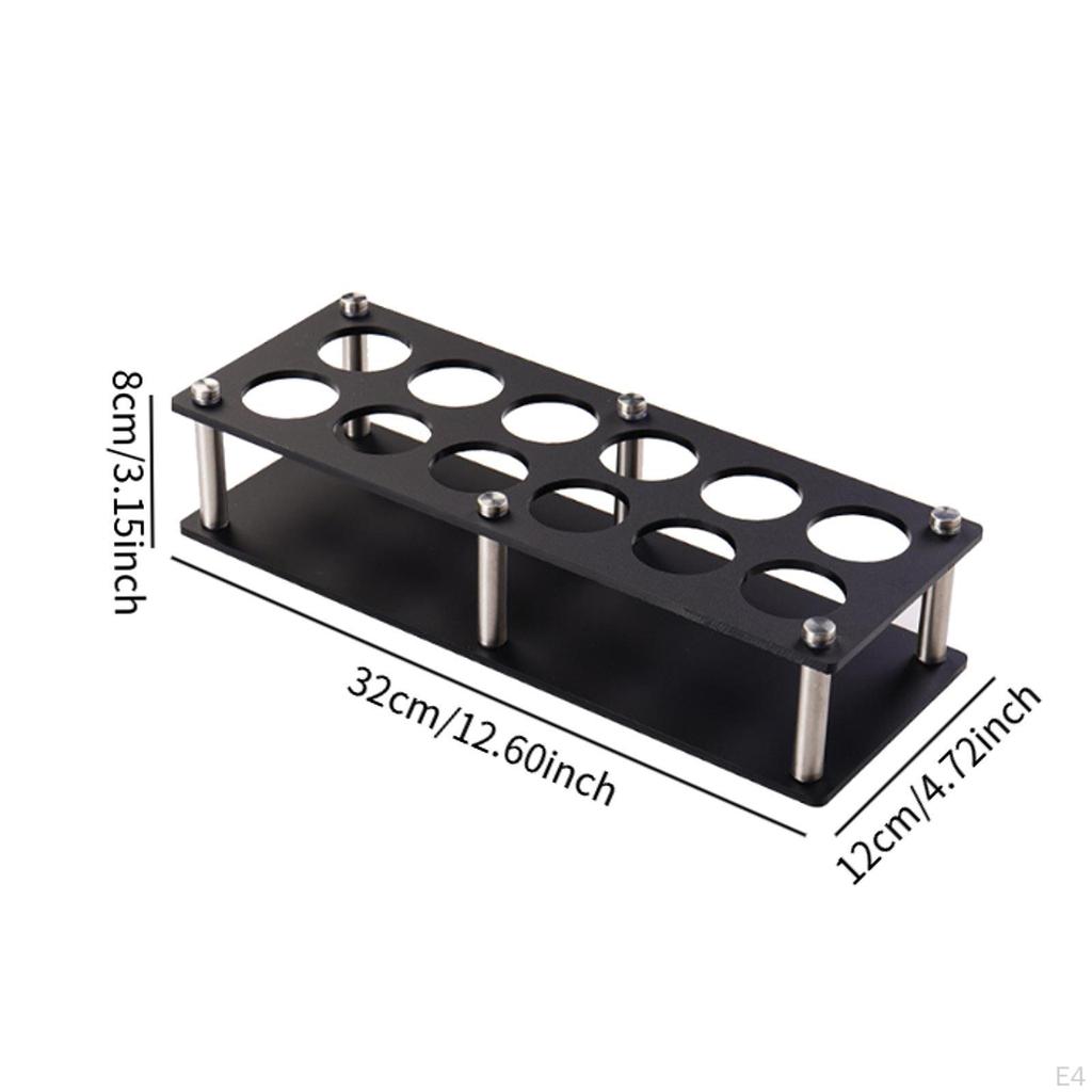 Glass Holder Snack Tray Acrylic Bartender Tool Cup Rack