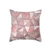New Pink Marble Ultra-short Velvet Pillowcase Home Sofa Car Cushion Cover Can Be Selected for Your Own Pattern