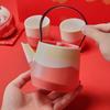 Chating Elegant Kiln Glaze Ceramic Tea Set