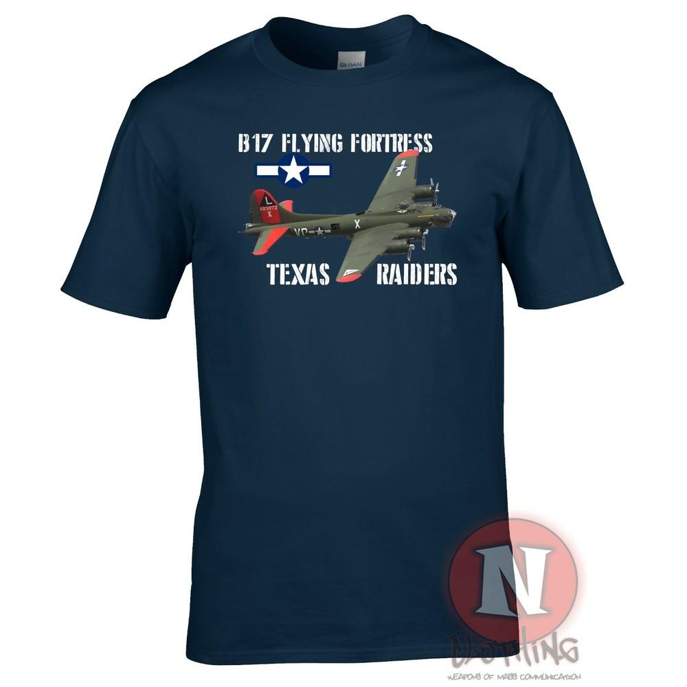 B17 Texas Raiders TShirt Flying Fortress Ww2 World War 2 Usaaf Heavy Bomber S