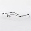 Half Spectacle Frame Frame Rectangular Nearsighted Glasses Ladies Alloy Photochromic Finished Myopia Eyeglasses Female 0 -05 -075 -10 To -60 -1.0