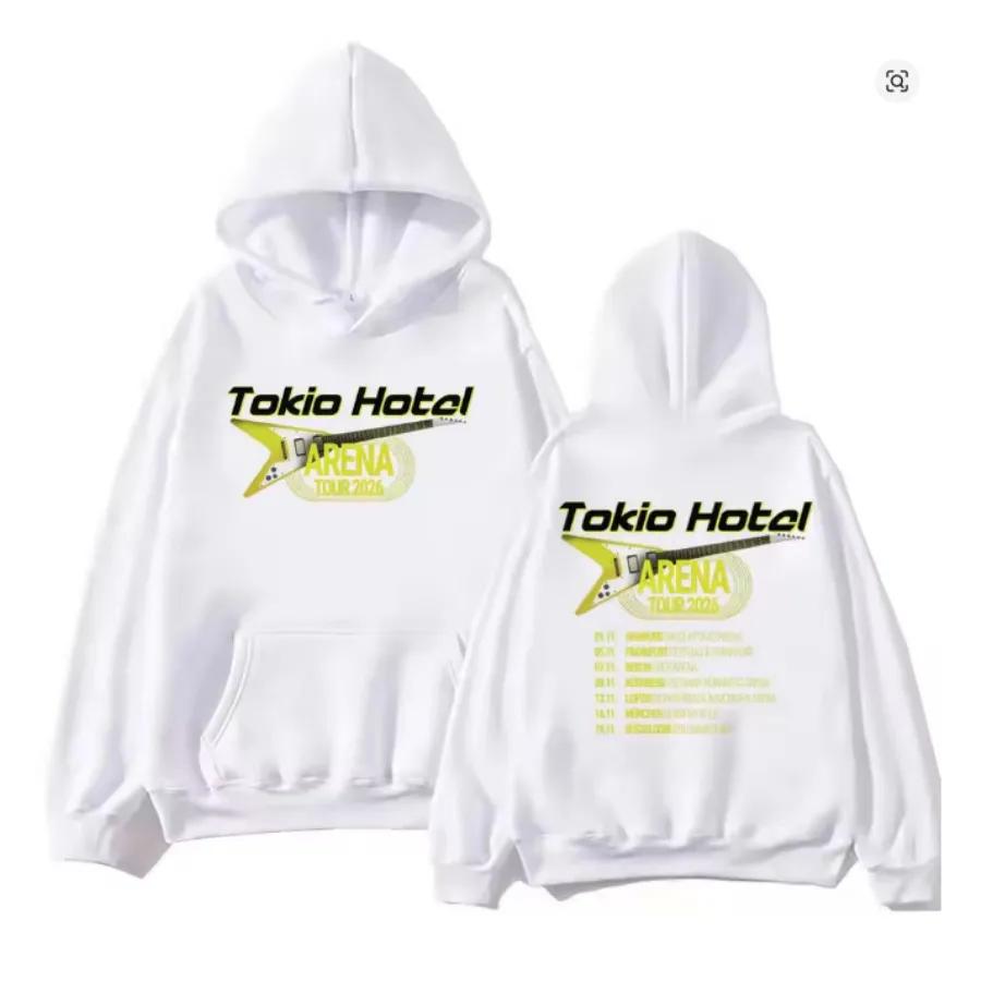 Rock Band Tokio Hotel Arena Tour 2026 Men's Hoodie Vintage Long Sleeve Fashion Sweatshirt Man Hip Hop Pullover Hooded Streetwear95