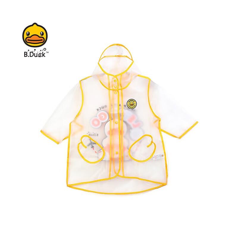 B.Duck Kids  Transparent Raincoat L