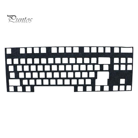 Cuscinetto in schiuma smorzante per tastiere silenziose, interruttori per tastiera, cuscinetto silenziatore per tastiera meccanica 60/84/87/96/104/660/980