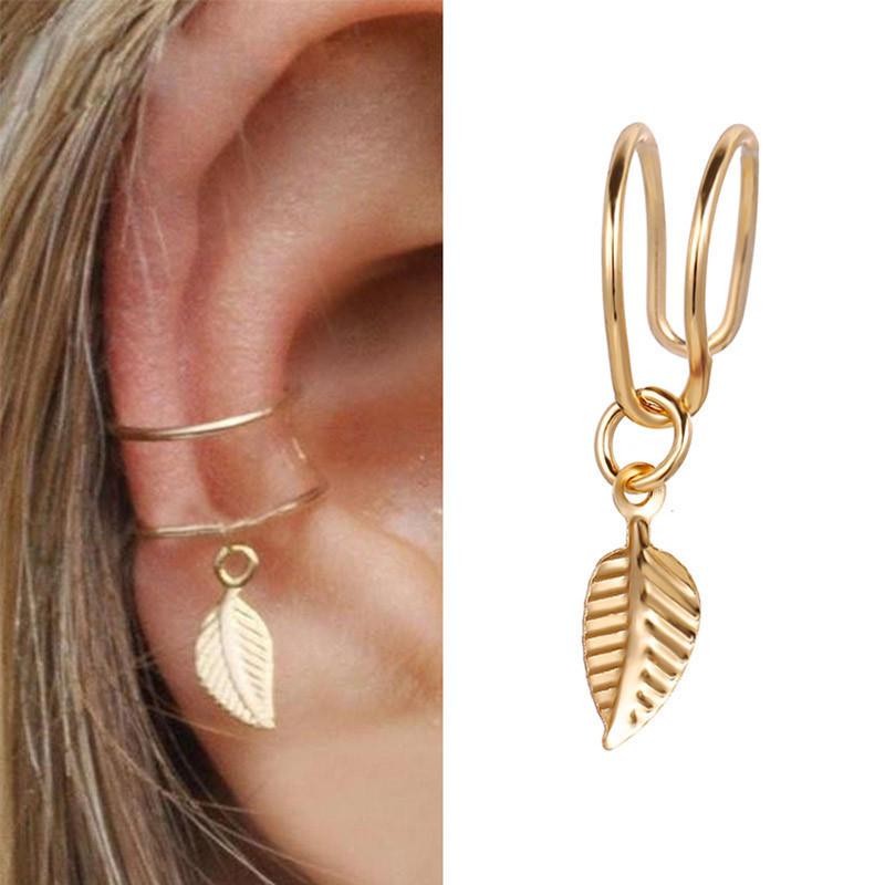 2026 Fashion Ear Cuffs Without Piercing Ear Clip Earrings Non-Piercing Fake Cartilage Earrings For Women Jewelry Gifts
