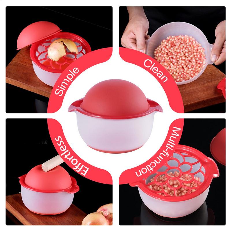 1PC Silicone Pomegranate Peeling Machine Fruit Vegetable Peeler Pomegranate Peeling Bowl Home Kitchen Accessories Kitchen Tools