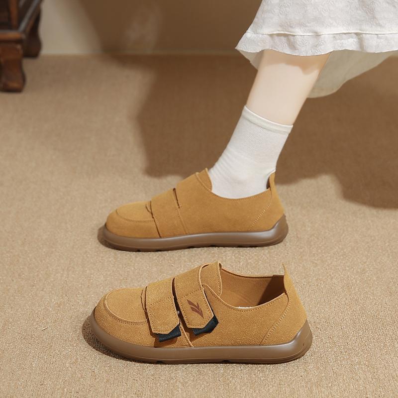 Fashion CRLAYDK Classic Slip On Loafers for Women Fashion Sneakers Casual Suede Hook & Loop Comfortable Driving Flats Walking Shoes