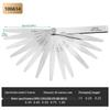 32-teiliges Fühlerlehren-Set: Ventilmesswerkzeug mit 0,04-0,88 mm Spaltgröße und 0,25 mm Kupferblech