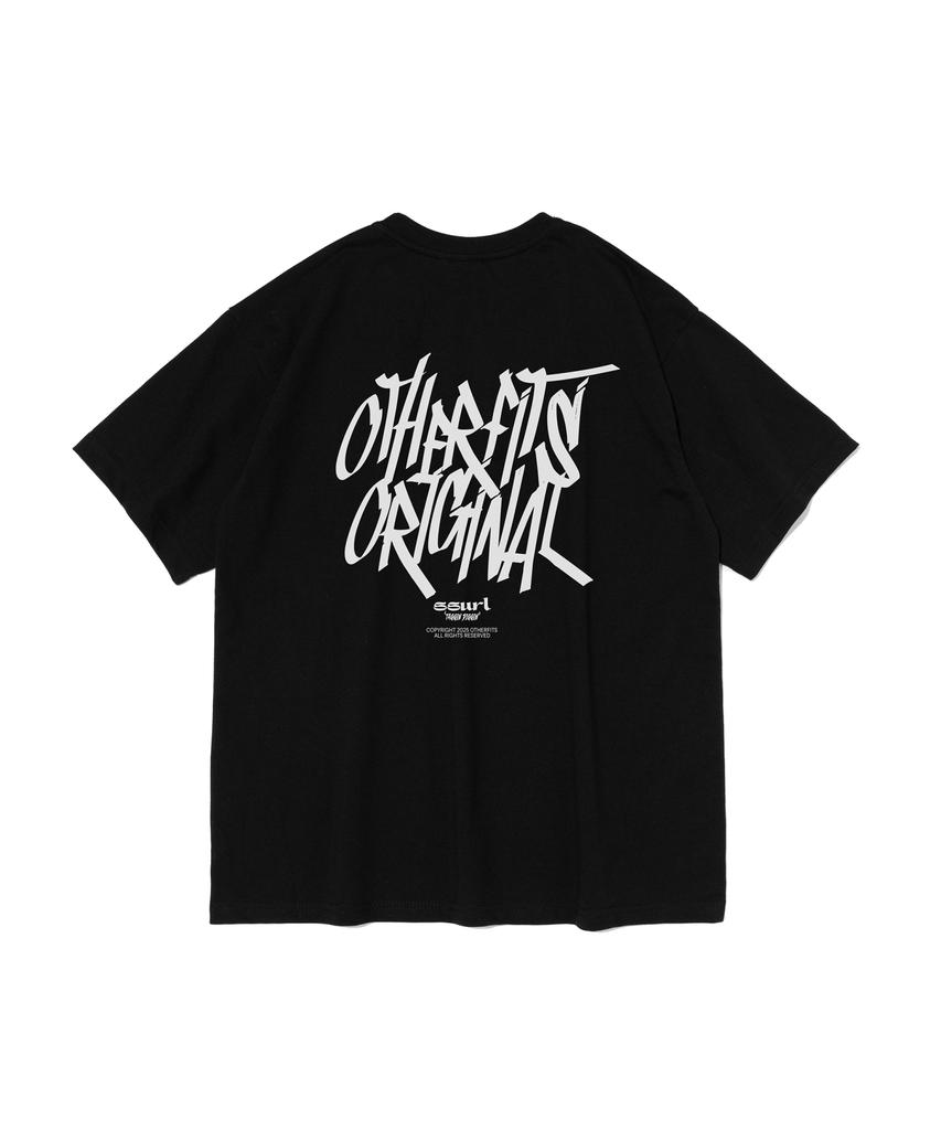OTHERFITS Street Logo Oversized Short Sleeve T-Shirt (Black)