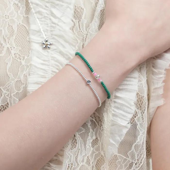 Mini Motif Silverball Bracelet 2mm