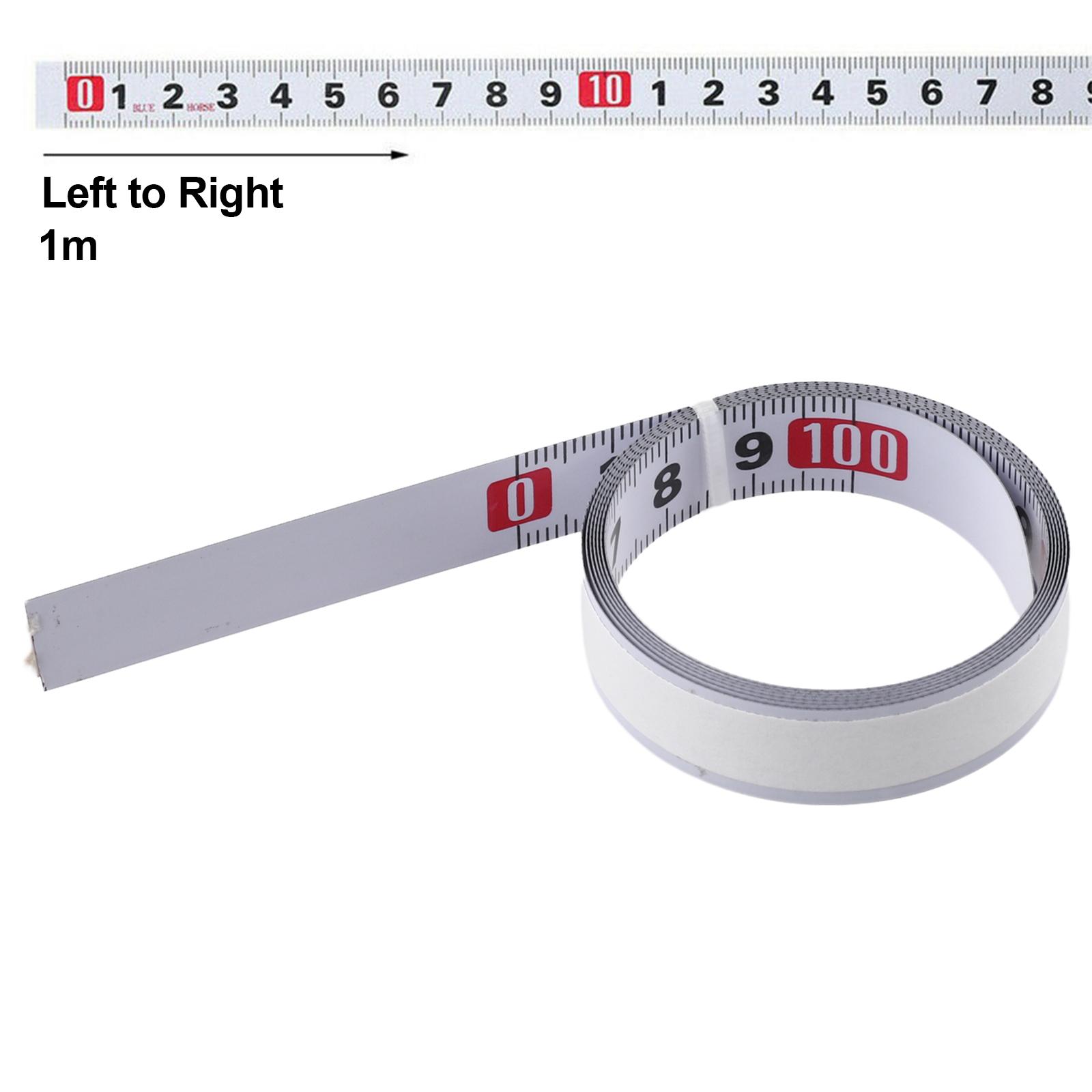 

Precision Steel Tape Measure with Strong Adhesion 1M/2M Metric Ruler Suitable for a Range of Workbench Applications