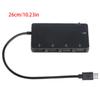 Micro USB OTG 4 Port Hub Power Charging Adapter Cable Supports OTG Hot Swap for Android/Windows System
