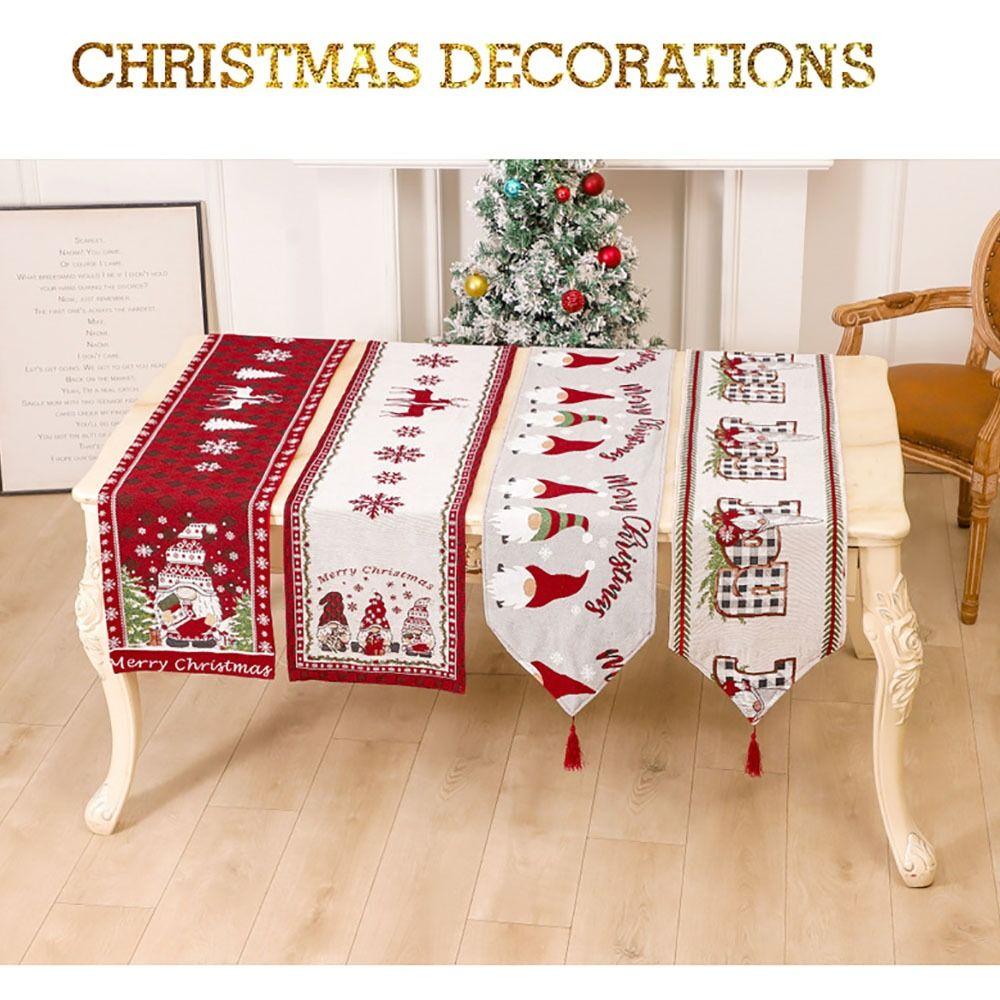 

Мужские рождественские украшения Рождественская скатерть Украшение стола Рождественская дорожка для стола Настольные флаги
