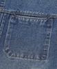 Agod Stone Washed Crop Denim Jacket [Indigo]