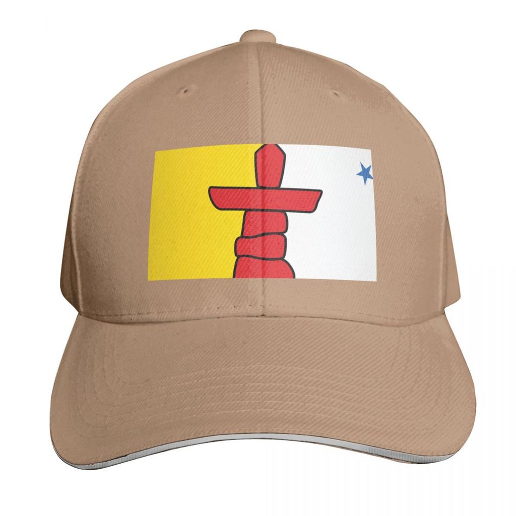 The Nunavut Flag Nunavut Canada Baseball Cap Unisexs Big Size Hat Birthday Icon Hat Beach Womens Unisexs