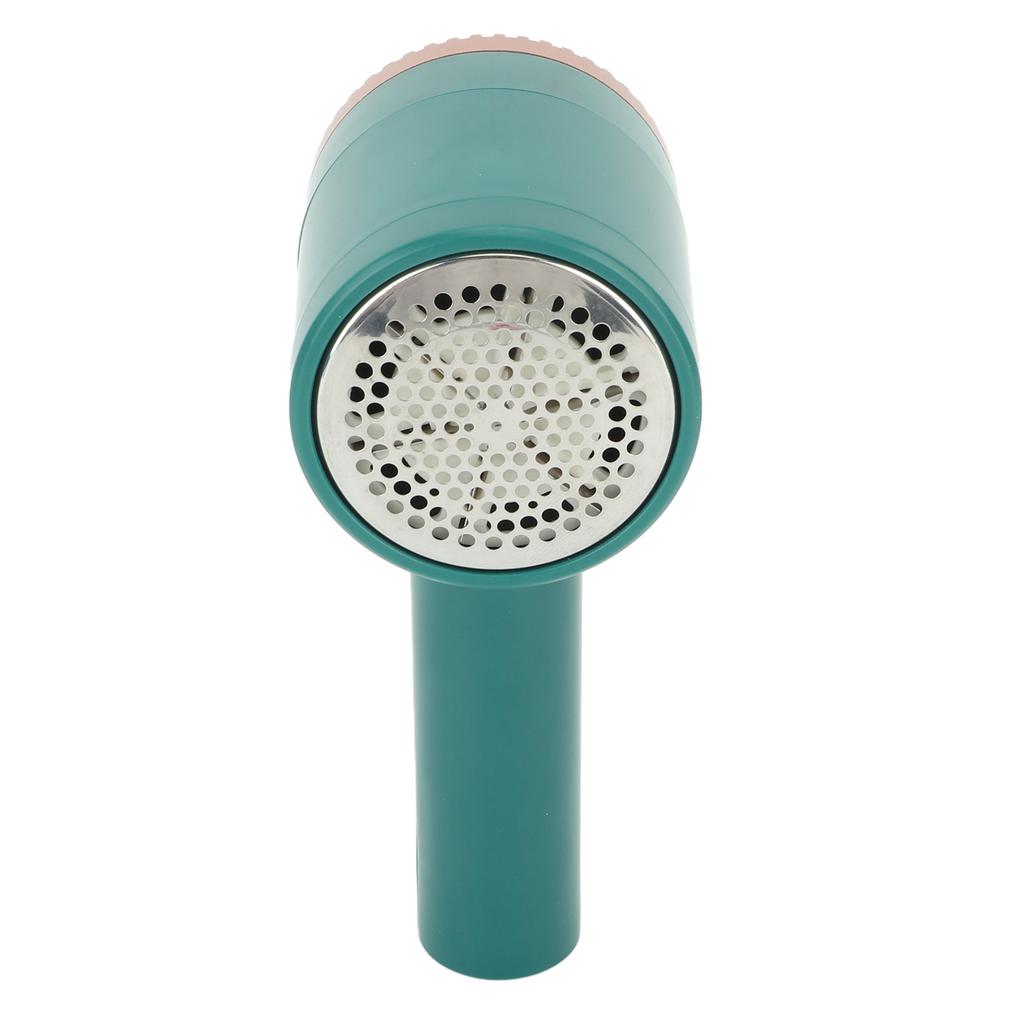 Electric Lint Shaver Rechargeable USB Interface Portable Fabric Remover for Home Green
