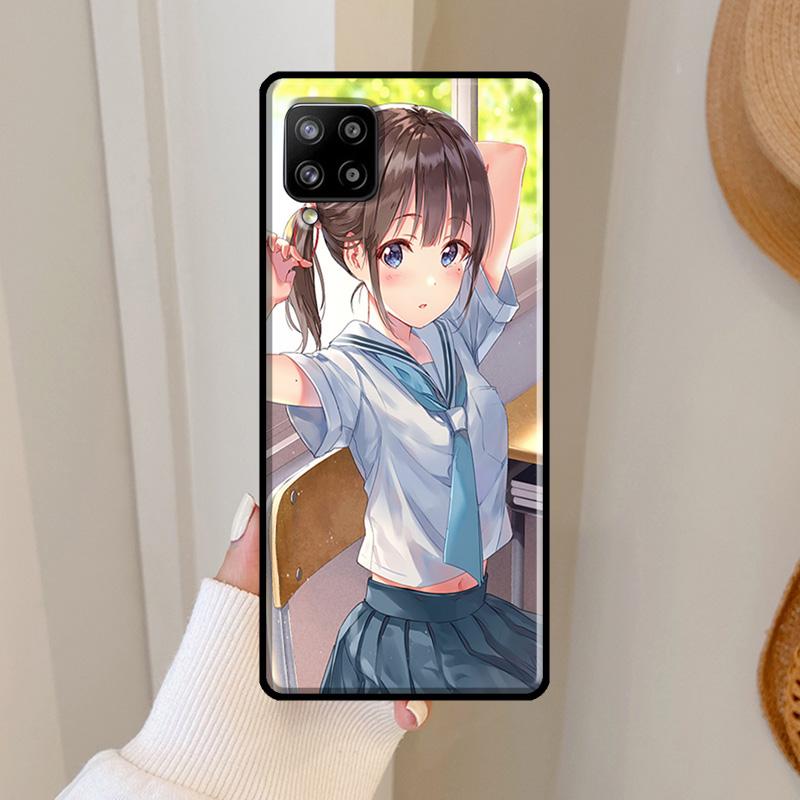 Anime Girl Cartoon Japan Cute Case For Samsung Galaxy A36 A56 A13 A23 A52 A32 A12 A54 A34 A14 A16 A26 A33 A53 A15 A35 A55