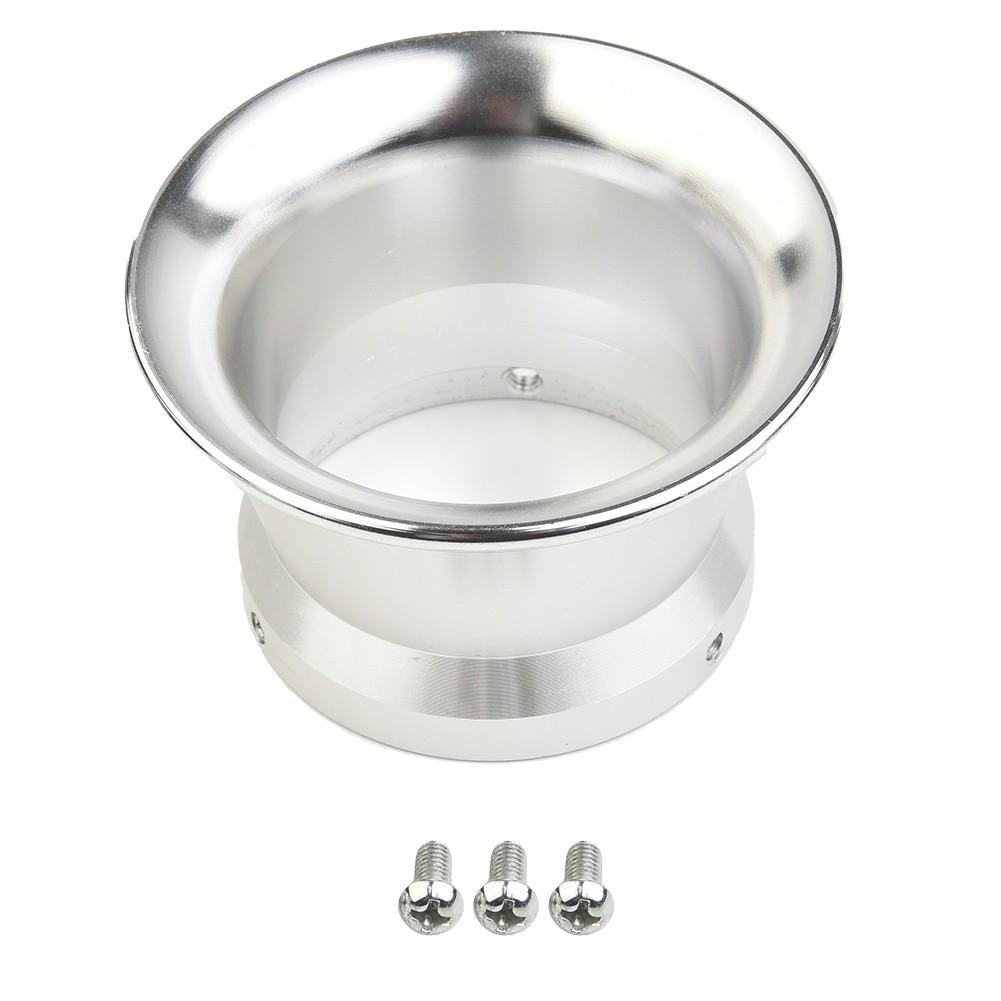 

55 мм Ветровой стакан Карбюратор Воздушный фильтр Мотоциклетный воздушный фильтр Быстрая установка серебряный