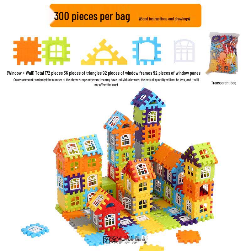 3D Puzzle Educational Building Blocks Toy for Girls & Boys Ages 3-6
