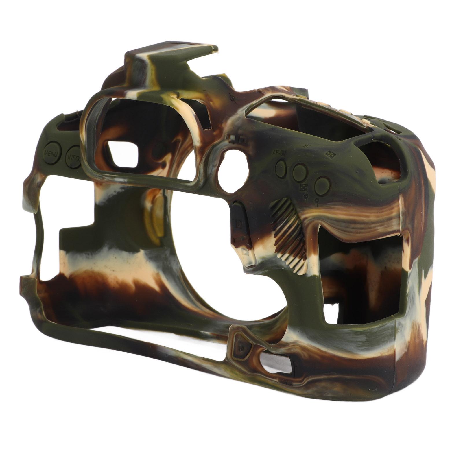 

Силиконовый защитный корпус для камеры, чехол для корпуса, чехол для EOS 70D Digital камуфляжный