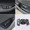 Fit For VW Arteon 2019-2020 ABS Carbon Fiber Window Switch Lock Cover Trim 4PCS