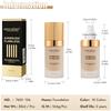 MISS ROSE Fond de teint pour peau grasse Finition naturelle Imperméable Longue tenue