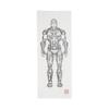 Marushin Tenugui Towel Marvel Captain America / Stand Made in Japan Oka Fabric