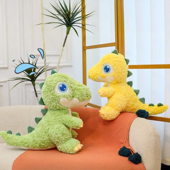 Niedliche Dinosaurier Plüschpuppe Weiches Stofftier Kissen für Jungen Kinder Umarmbares Dino Spielzeug für Schlafzimmerdeko Und Geburtstagsgeschenk