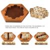 Hexagon Number Puzzle Wooden Montessori Educational Logical Thinking Toys Math Games For Kids And Adults IQ Test Challenge