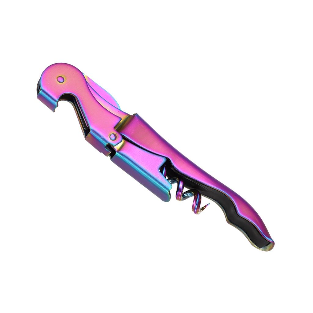 1/3Pcs Professional Waiters Corkscrew Stainless Steel Wine Key with Ergonomic Wood Grip Beer Bottle Opener and Foil Cutter