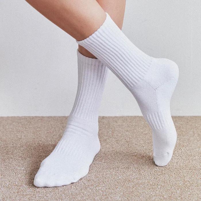 GGRN Women's Sports Running Socks Women's Pile Cushion Crew Socks 8 Pairs_P-00083 Women's Pile Cushion Crew Socks[8EA]