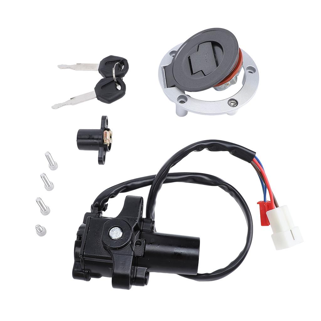 Set chei de blocare a șaibe, comutator de aprindere, capac de benzină, instalare ușoară și robustă pentru MT03 YZF XJ6