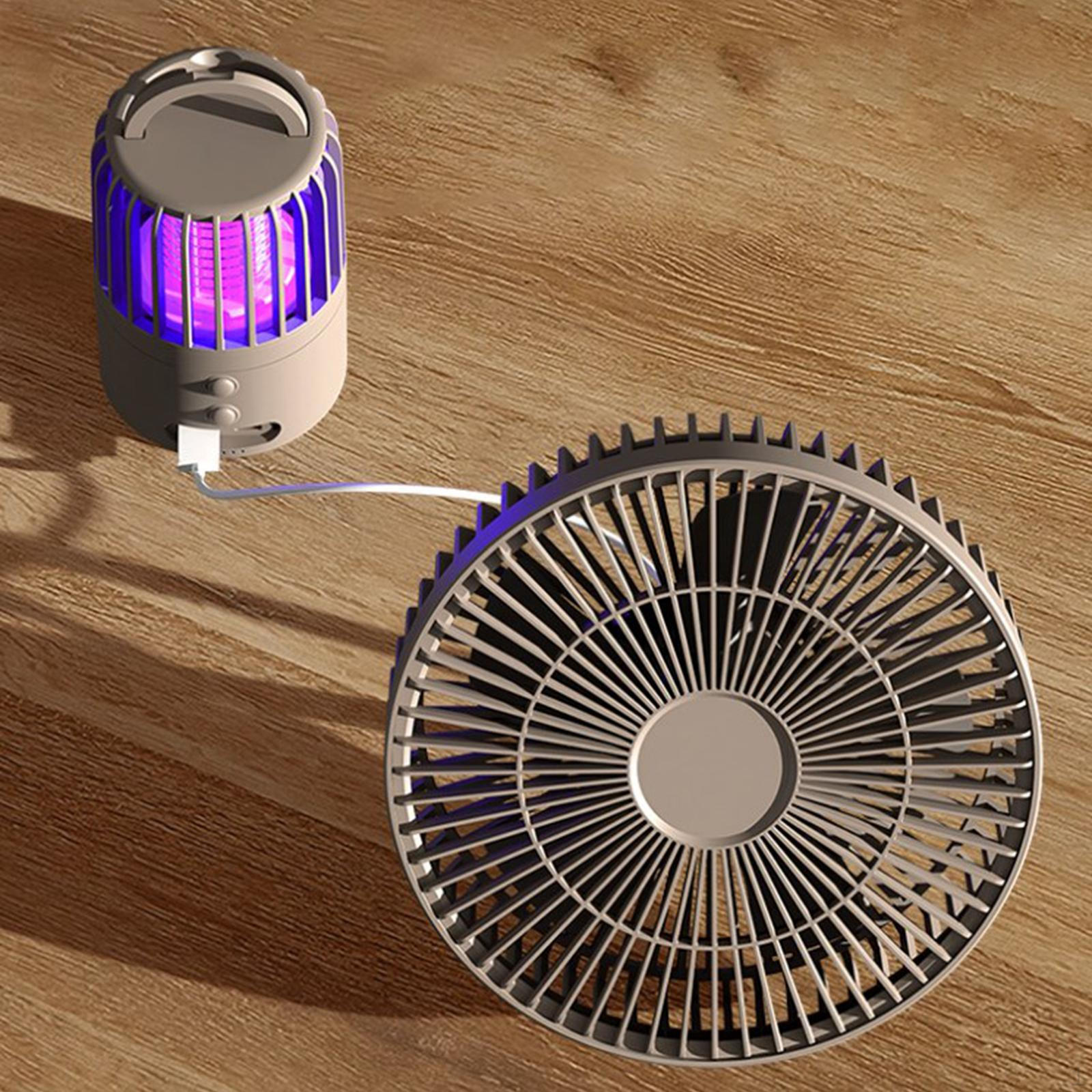 

Кемпинговый вентилятор с перезаряжаемым настольным штативом с USB-портом для путешествий